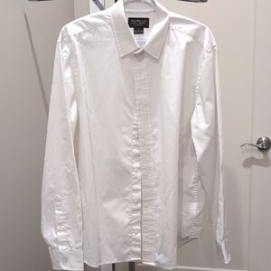 Haggar Classic Ivory Dress Shirt